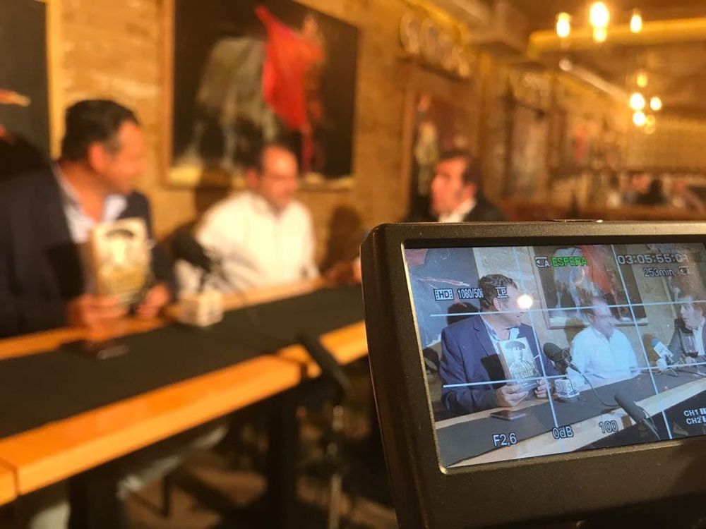 Grabando programa "la andanada del 5" temporada 2021