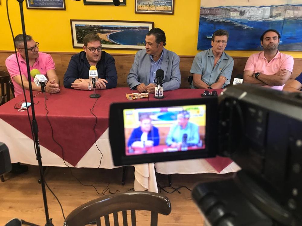 Grabando programa "la andanada del 5" temporada 2021