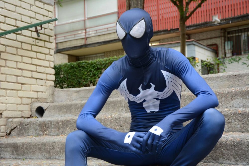 Spiderman black Blue Prnze 2017