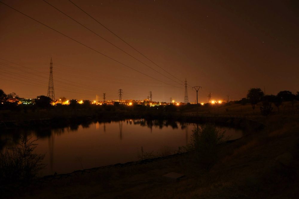 Efectos de luz (Parque butarque Leganes) 01-09-2014