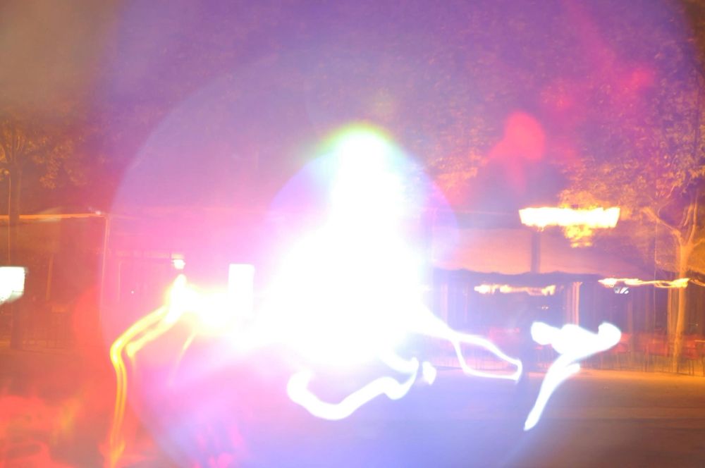 Efectos de luz Parque Polvoranca (leganes) 31-08-2014
