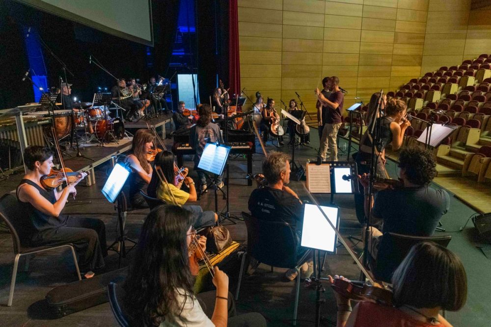 Ensayo del Concierto canciones de cine en español (Toledo) 12-09-2029