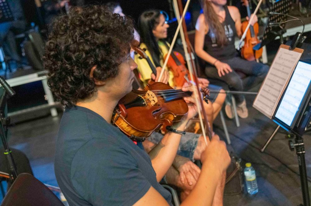 Ensayo del Concierto canciones de cine en español (Toledo) 12-09-2029