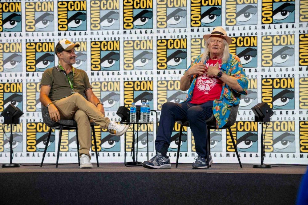 Panel de Charles Martinet (Voz mario bros)