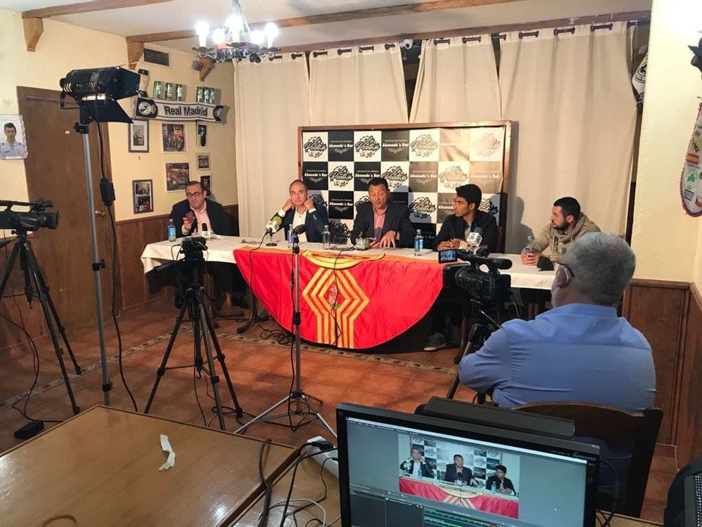 Grabando programa "la andanada del 5" temporada 2021