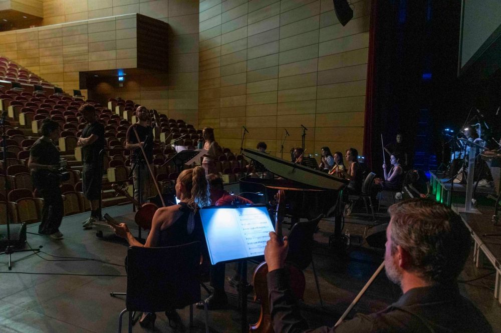 Ensayo del Concierto canciones de cine en español (Toledo) 12-09-2029