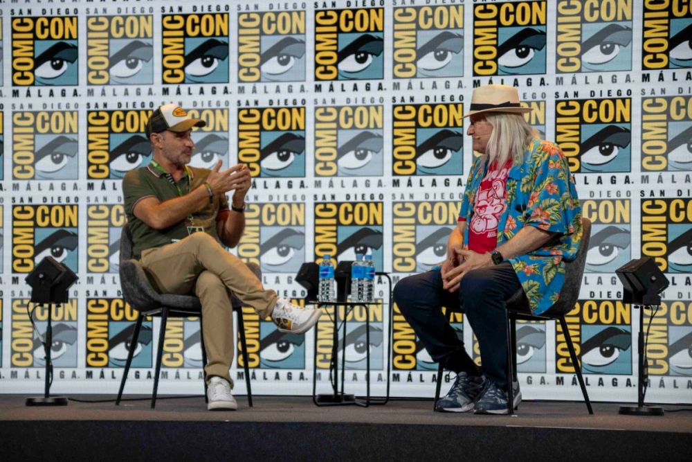 Panel de Charles Martinet (Voz mario bros)