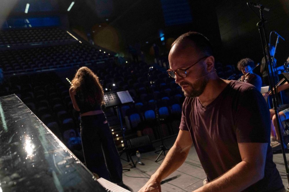 Ensayo del Concierto canciones de cine en español (Toledo) 12-09-2029