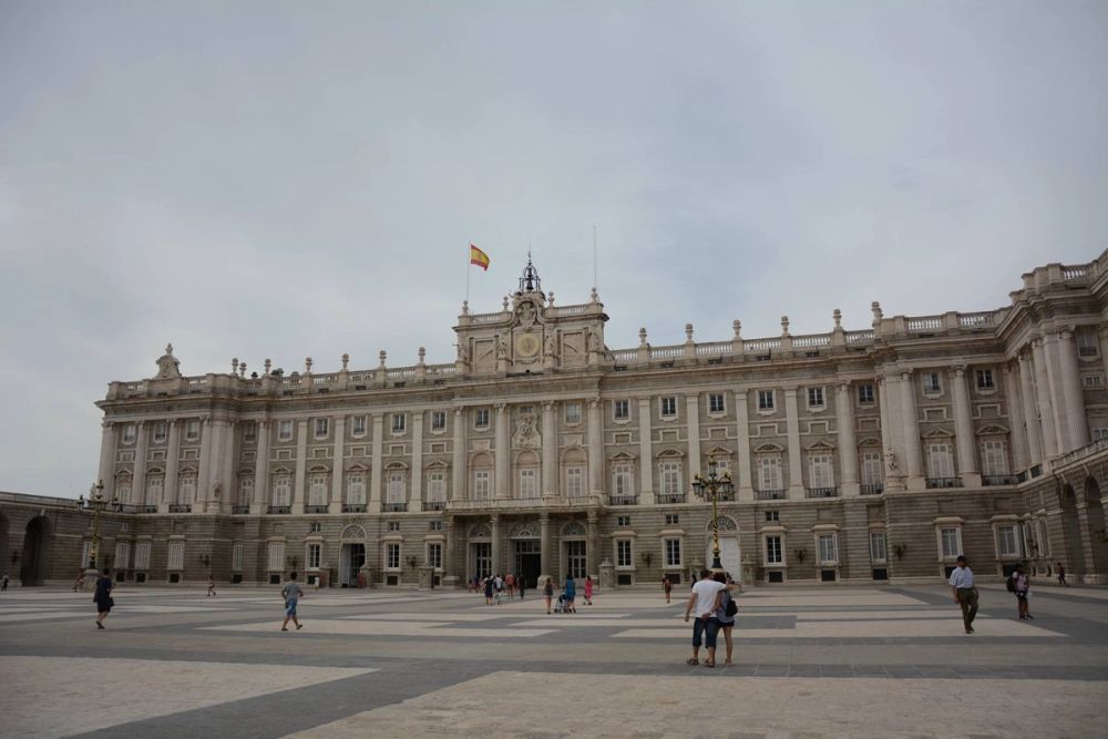 Palacio Real y catedral de la Almudena (Madrid) 15-08-2017