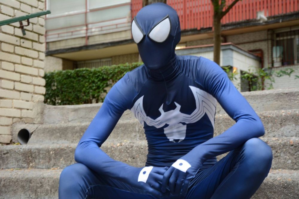 Spiderman black Blue Prnze 2017