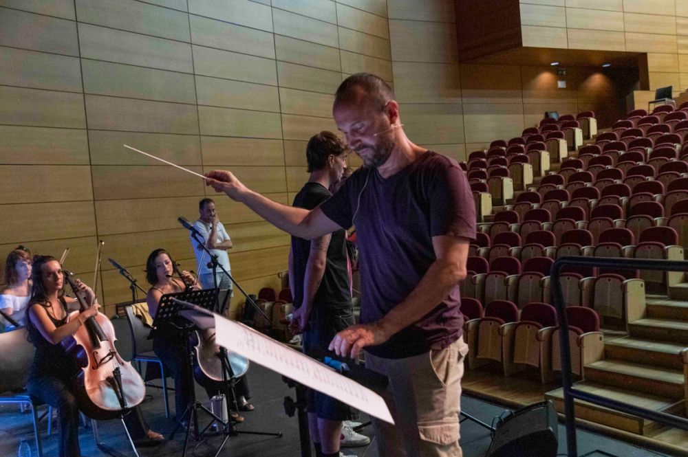 Ensayo del Concierto canciones de cine en español (Toledo) 12-09-2029