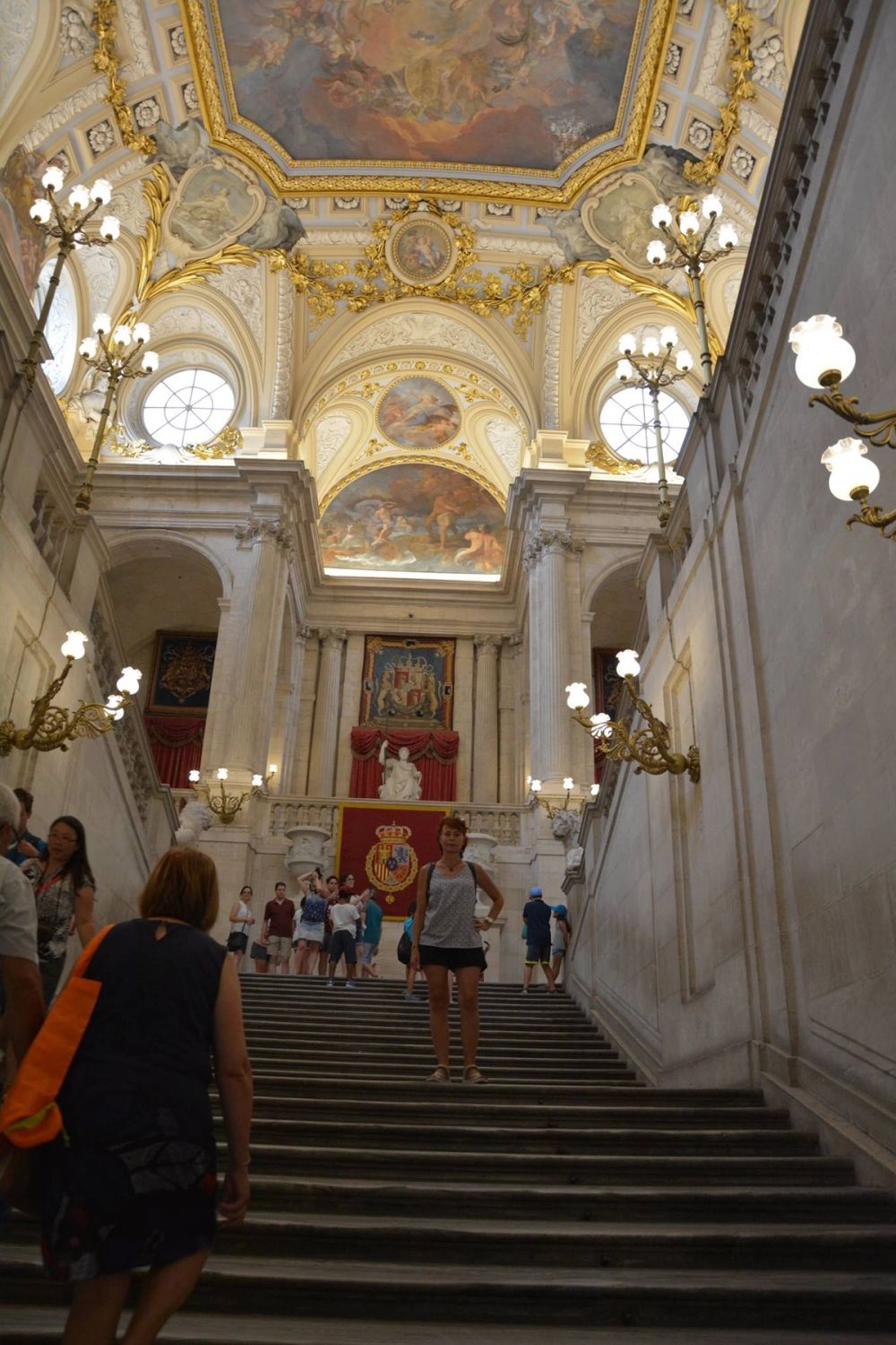 Palacio Real y catedral de la Almudena (Madrid) 15-08-2017