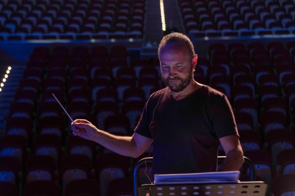 Ensayo del Concierto canciones de cine en español (Toledo) 12-09-2029