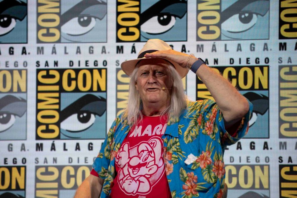 Panel de Charles Martinet (Voz mario bros)