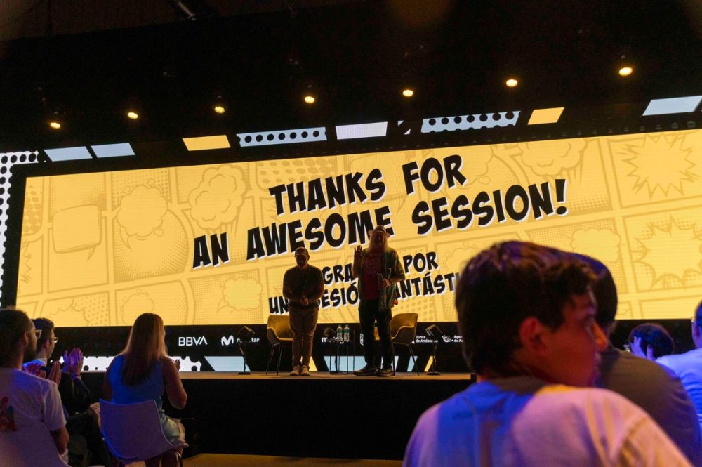 Panel de Charles Martinet (Voz mario bros)
