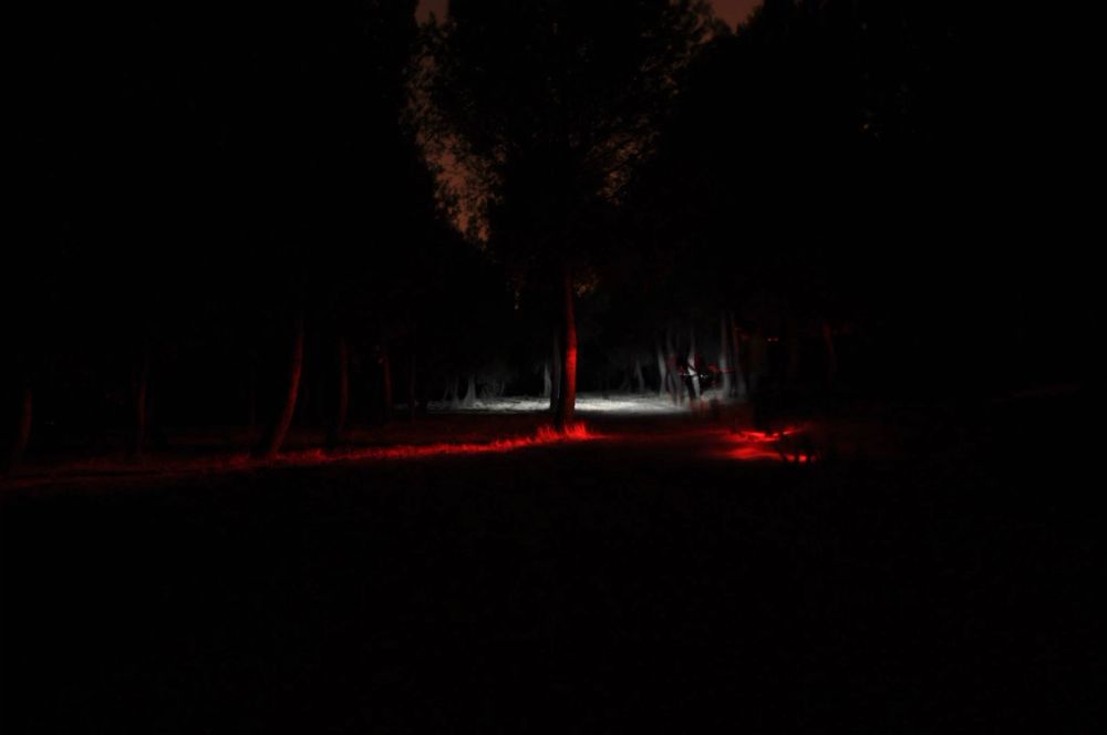 Efectos de luz Parque Polvoranca (leganes) 31-08-2014