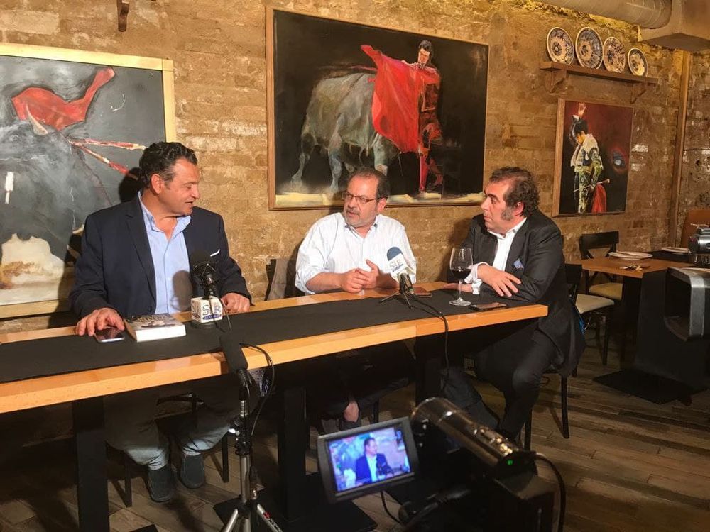 Grabando programa "la andanada del 5" temporada 2021
