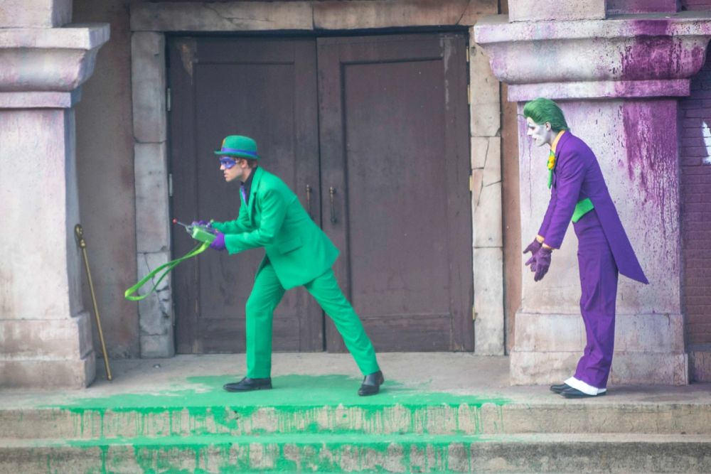 Espectaculo DC Super- Villains Stunt Show en parque warner  29-06-2026