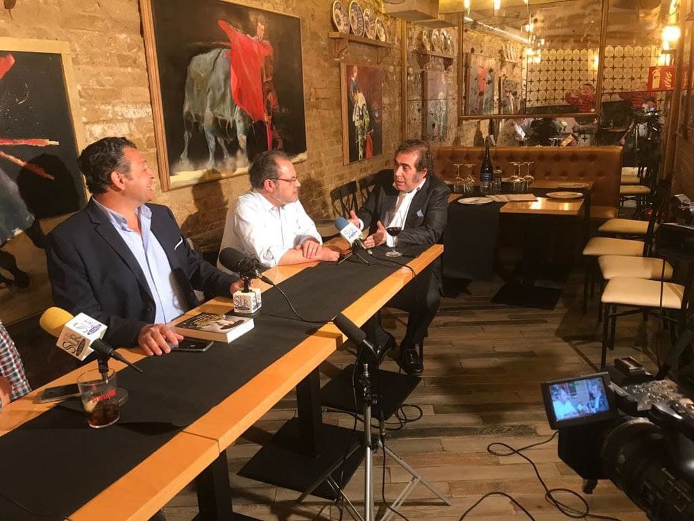 Grabando programa "la andanada del 5" temporada 2021