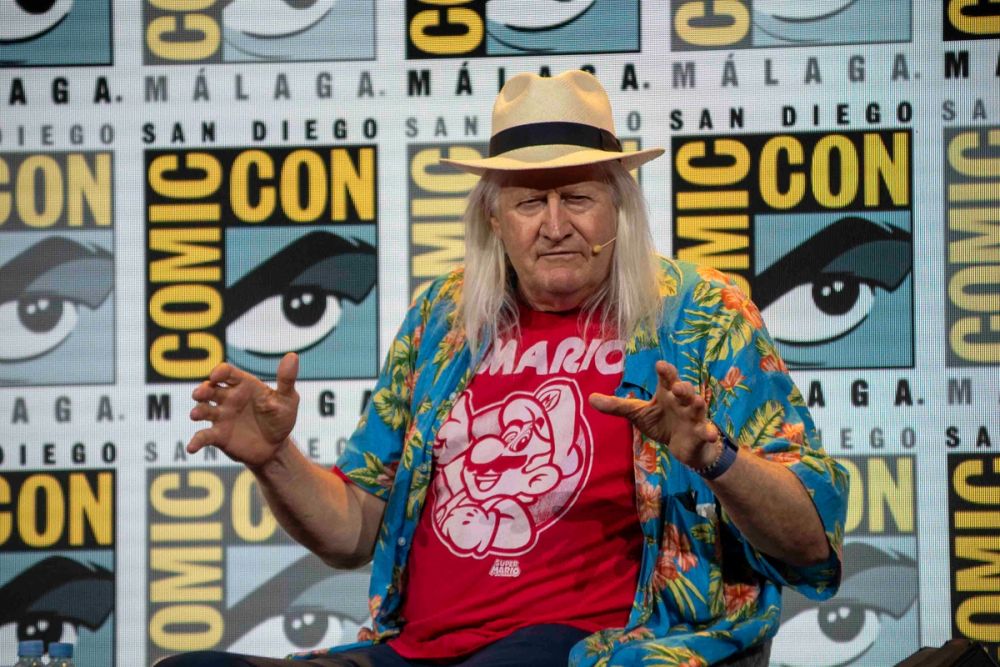 Panel de Charles Martinet (Voz mario bros)