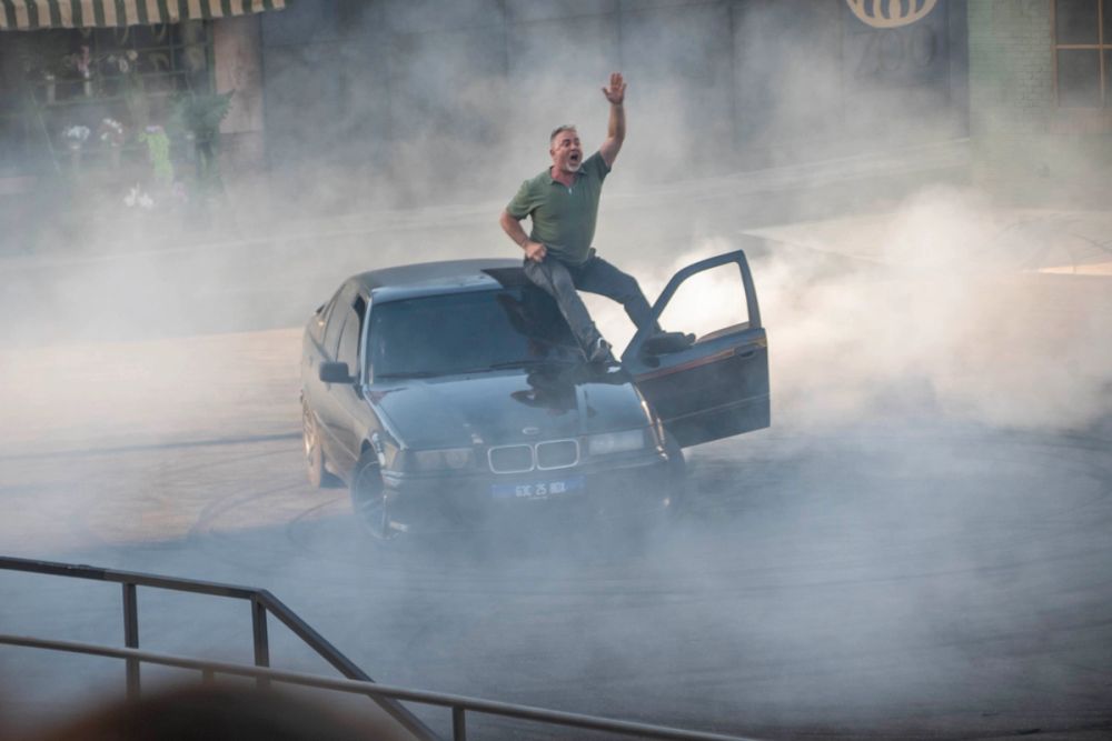 Espectaculo DC Super- Villains Stunt Show en parque warner  29-06-2026