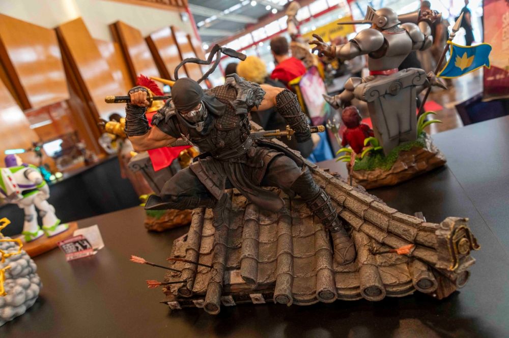 Coleccion de figuras en la comiccon san diego malaga