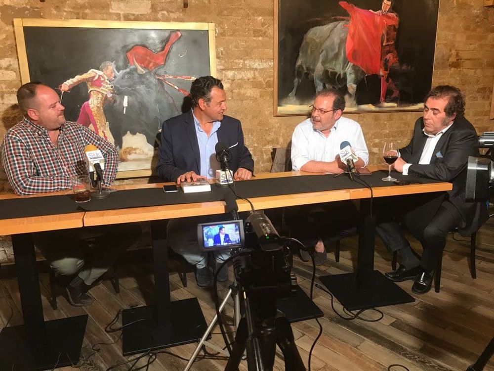 Grabando programa "la andanada del 5" temporada 2021