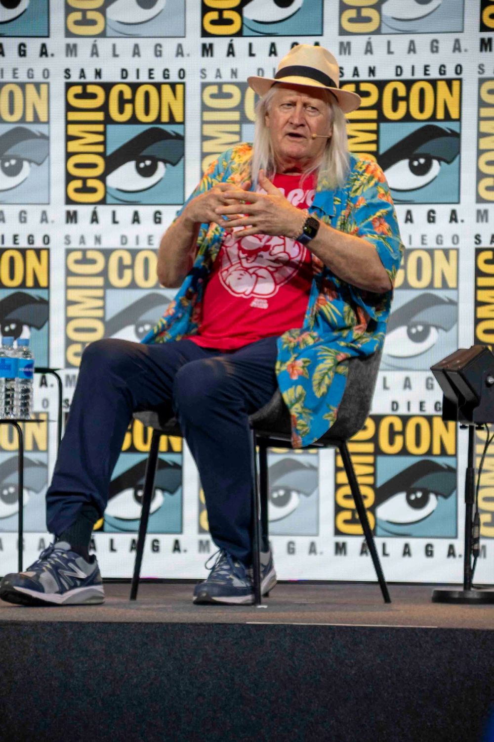Panel de Charles Martinet (Voz mario bros)