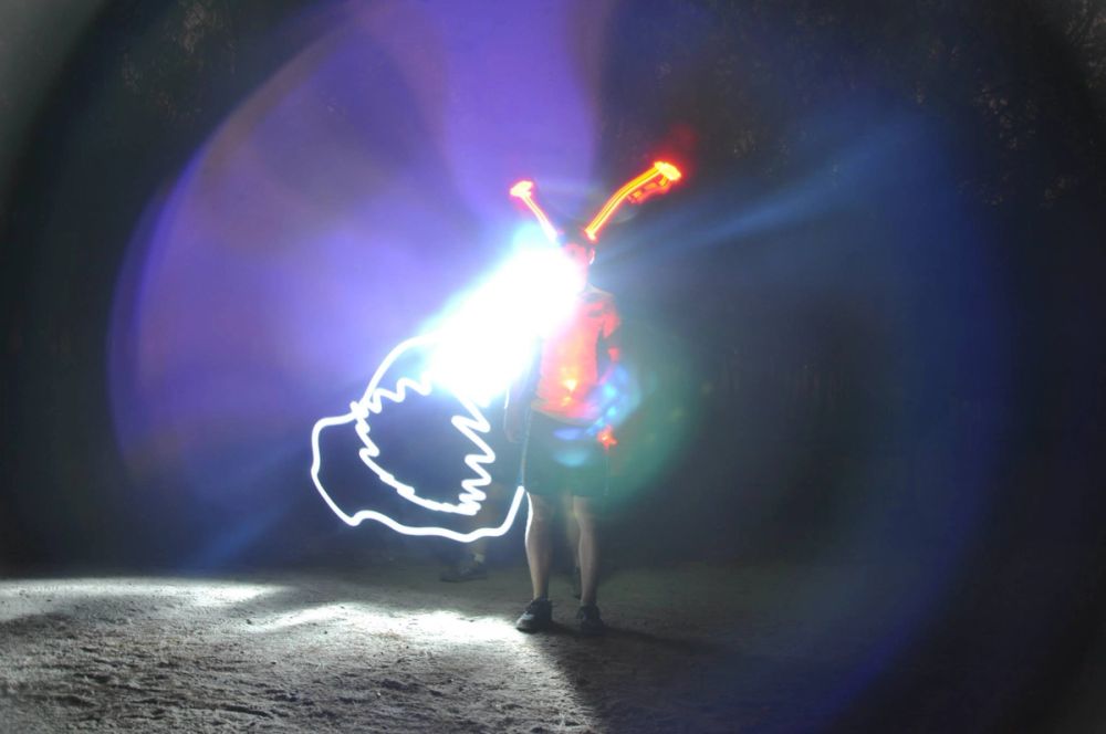 Efectos de luz (Parque butarque Leganes) 01-09-2014