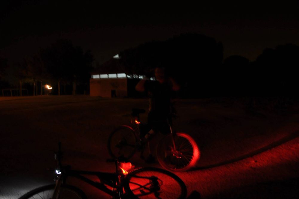 Efectos de luz Parque Polvoranca (leganes) 31-08-2014