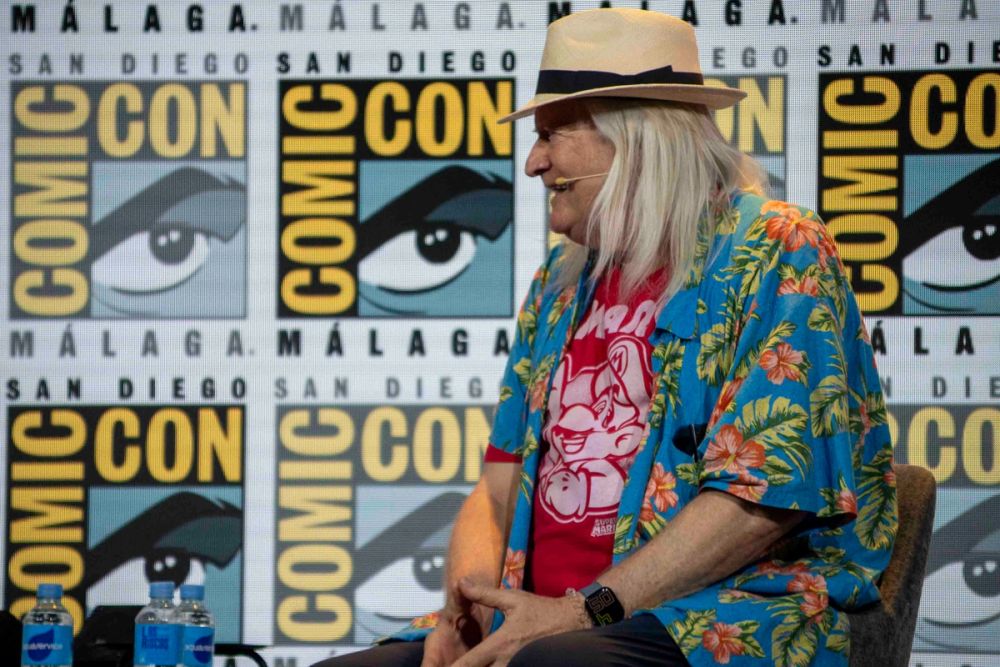 Panel de Charles Martinet (Voz mario bros)