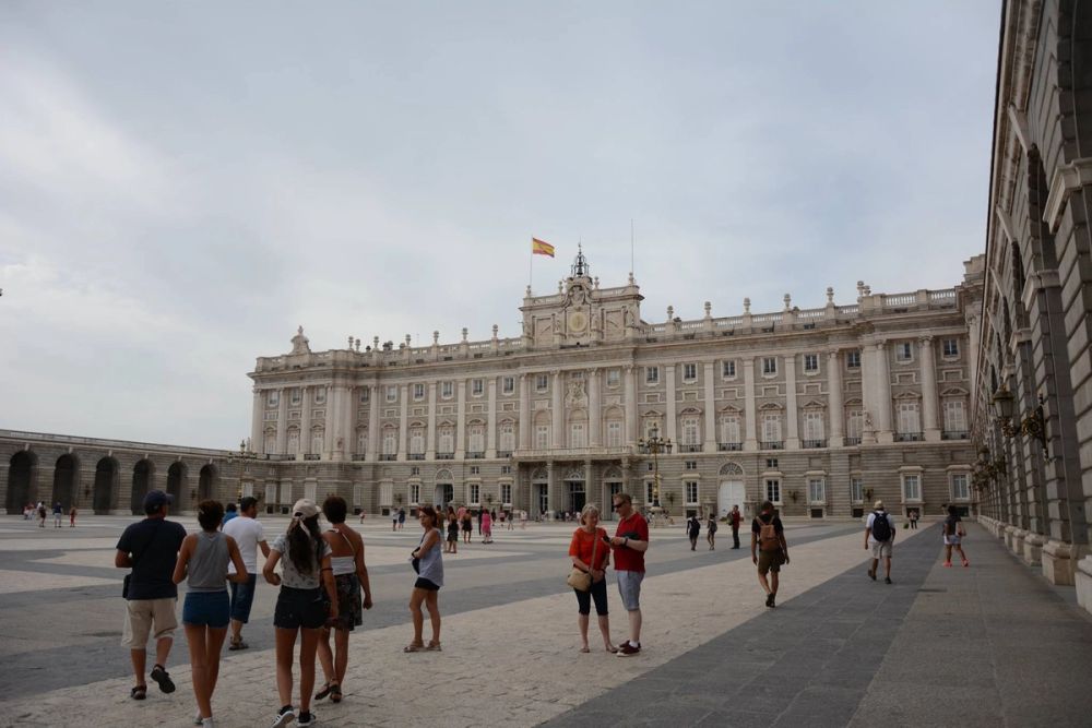 Palacio Real y catedral de la Almudena (Madrid) 15-08-2017