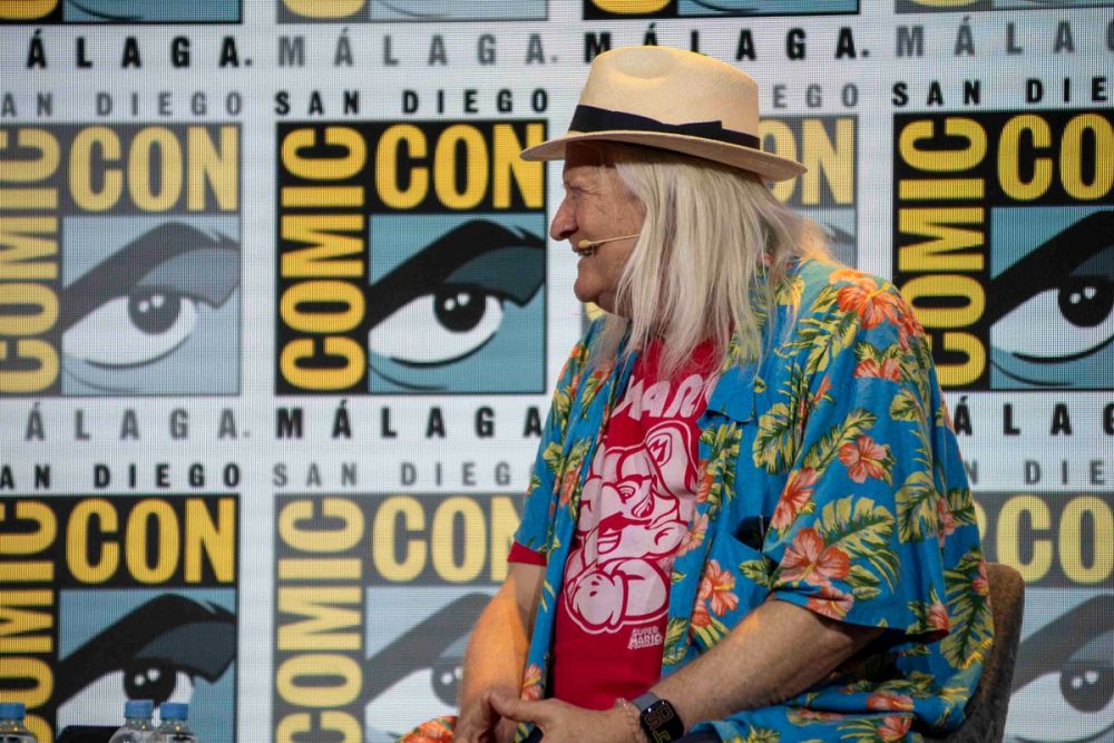 Panel de Charles Martinet (Voz mario bros)