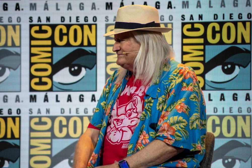 Panel de Charles Martinet (Voz mario bros)