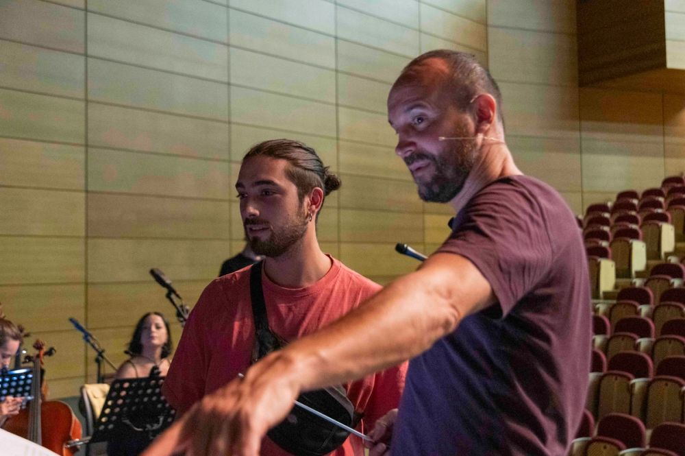 Ensayo del Concierto canciones de cine en español (Toledo) 12-09-2029