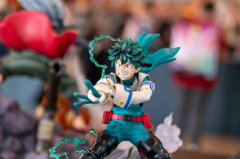 Coleccion de figuras en la comiccon san diego malaga
