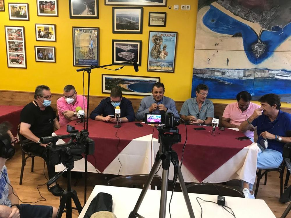 Grabando programa "la andanada del 5" temporada 2021