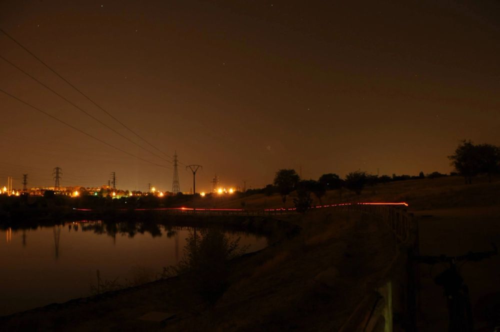 Efectos de luz (Parque butarque Leganes) 01-09-2014