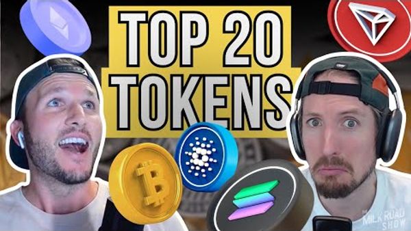 Bullish or Bearish: Top 20 Crypto Tokens by Marketcap w/ Kyle Reidhead
