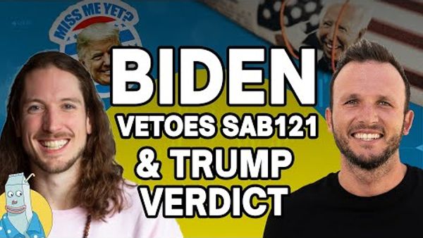 Biden VETOES pro-crypto bill: Trump Verdict & 2024 Election Prediction