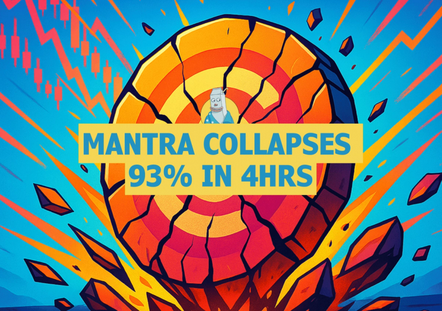 🥛 Mantra collapses 93% in 4hrs 💣