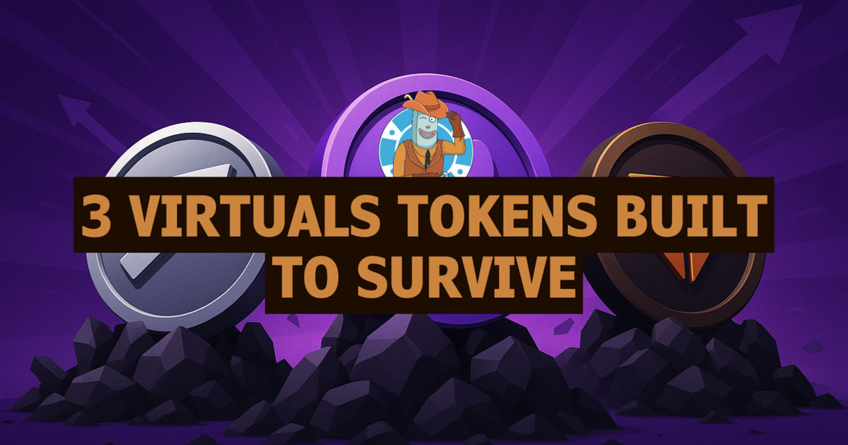 Virtual Good Token 🥛 3 Virtuals tokens built to survive 💪