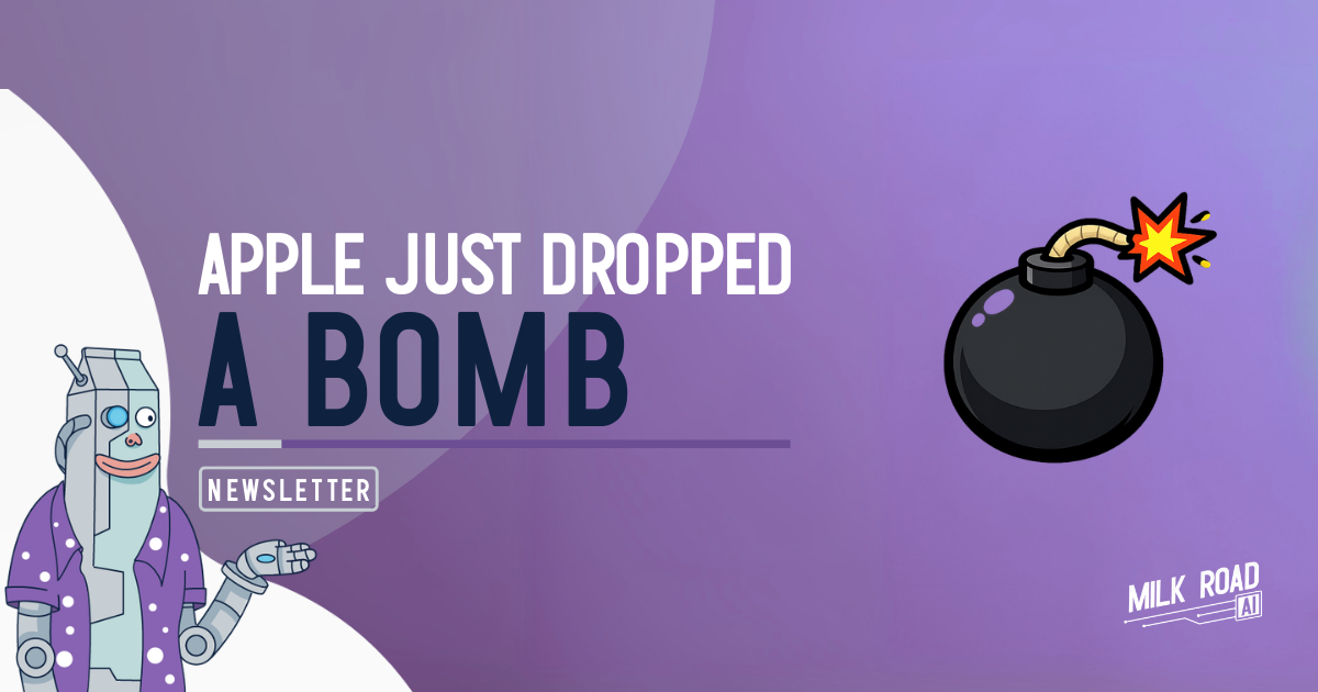 🥛 Apple just dropped a bomb 💣