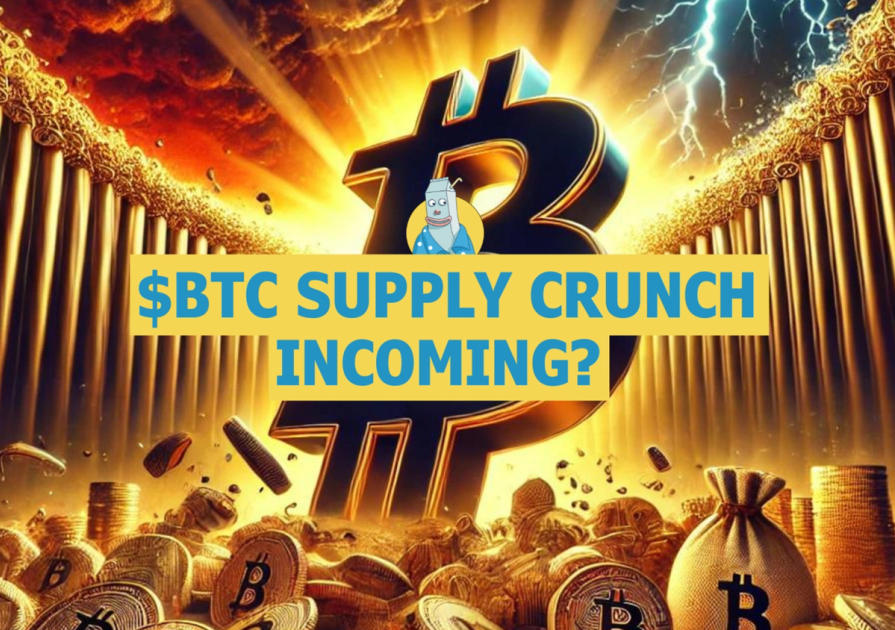 🥛 $BTC supply crunch incoming? 📈 These charts say yes...