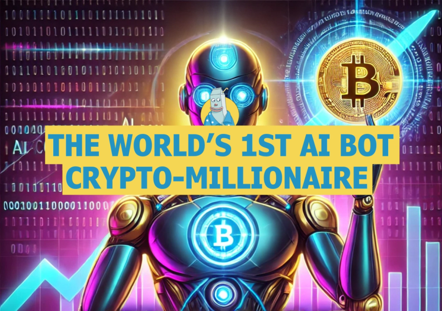 🥛 The world’s 1st AI bot crypto-millionaire 😧