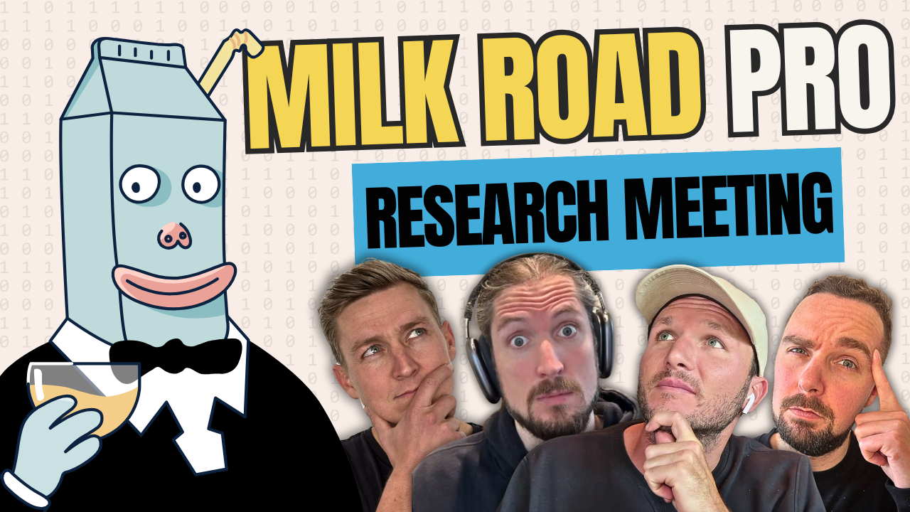 Milk Road PRO Research Meeting - May 27, 2025