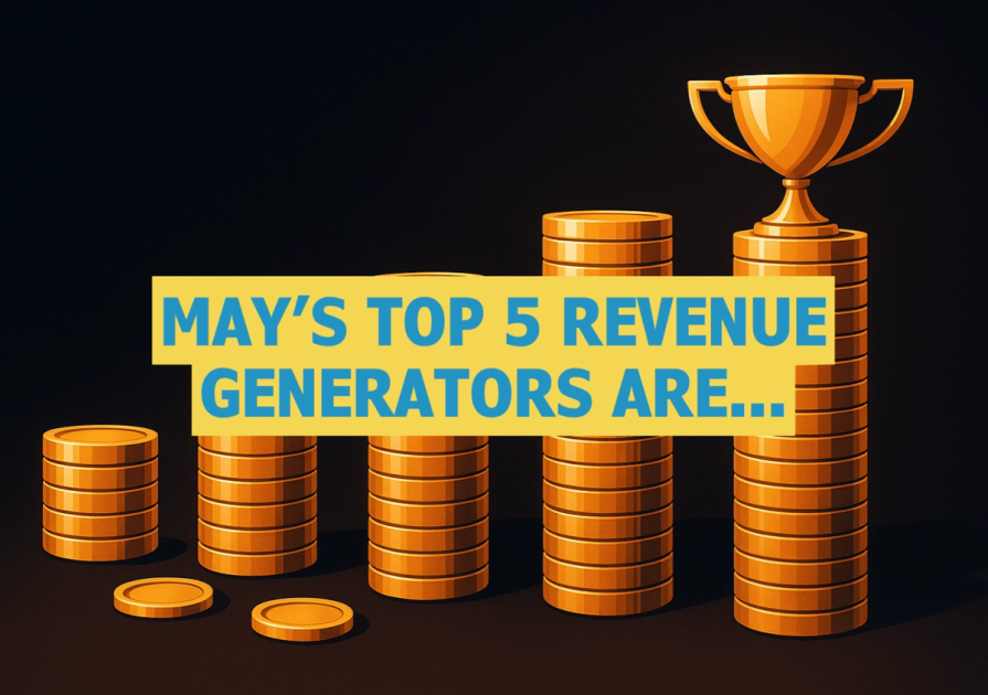 🥛 May's top 5 revenue generators are...🥇