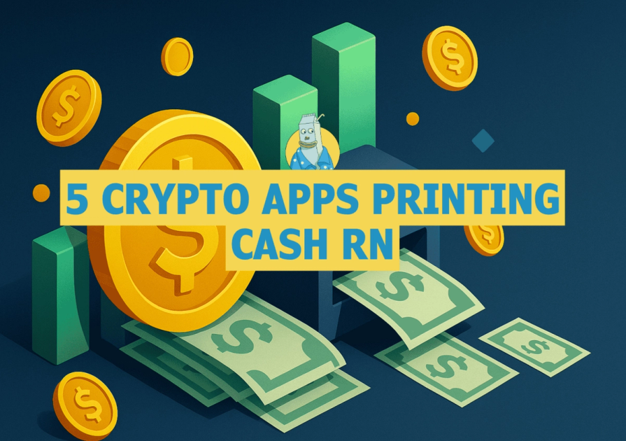 🥛 5 crypto apps printing cash rn 💰