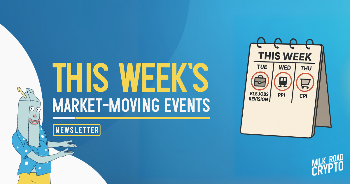 🥛 This week's market-moving events 📈