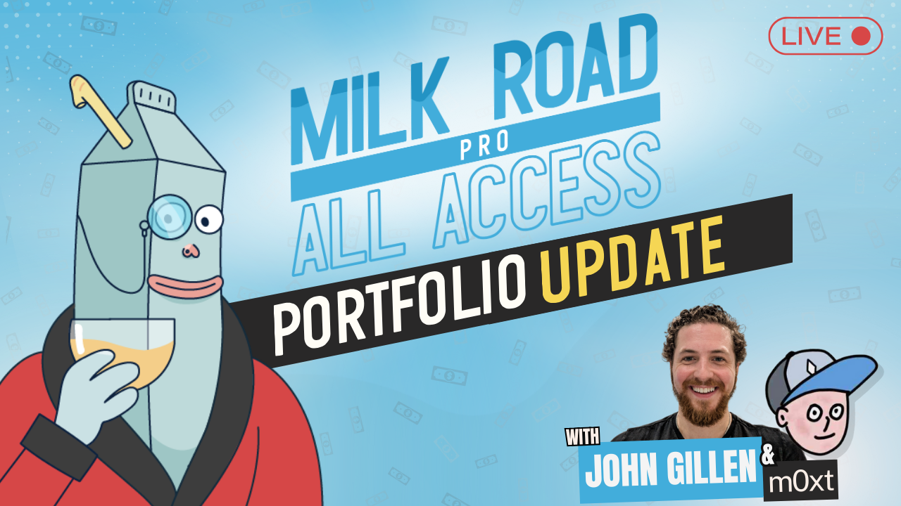 Milk Road PRO AA Portfolio Update - Sep 10, 2025
